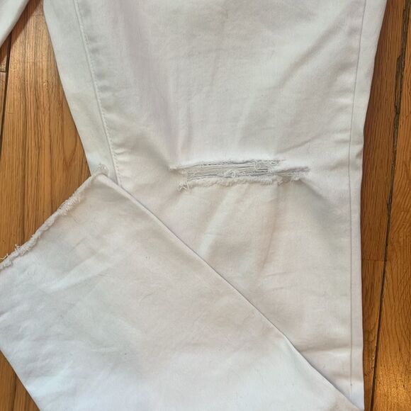 NWT Royalty White Curvy Fit Ultra High Ankle Jeans - Picture 5 of 9